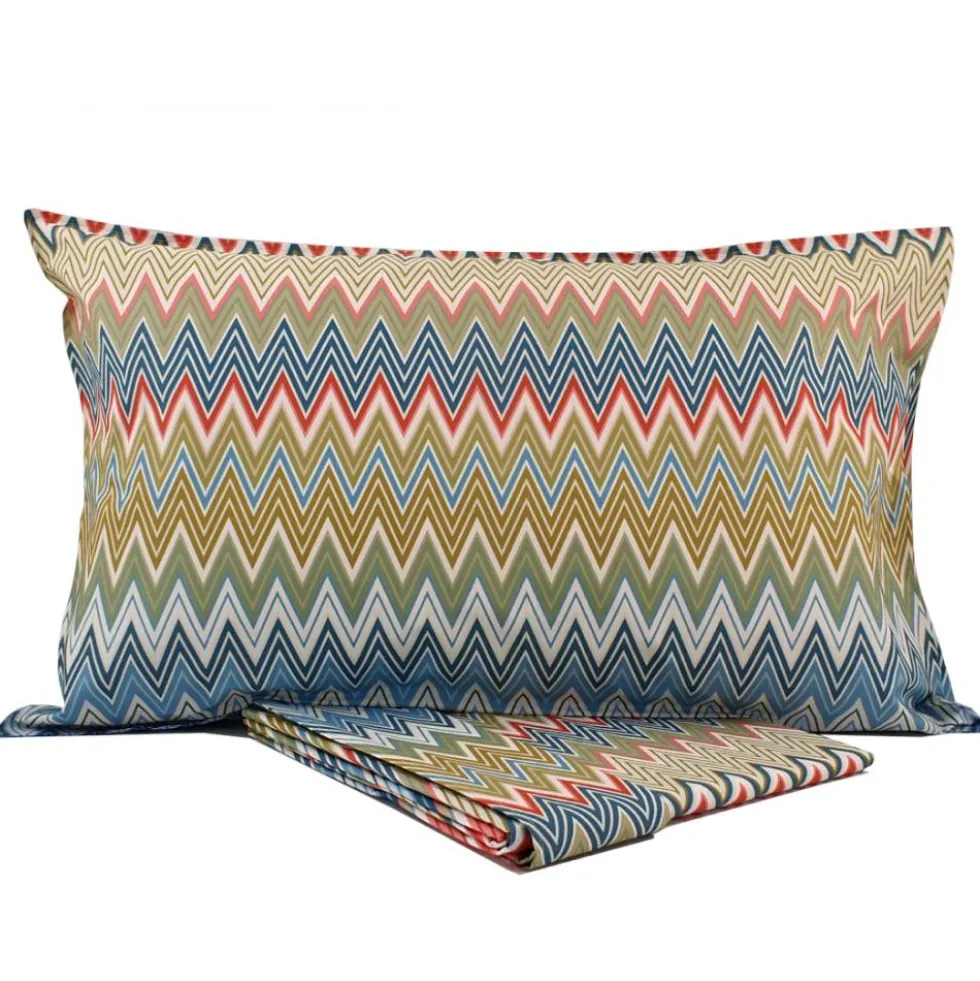 Copripiumino matrimoniale e federe Missoni Babila 157