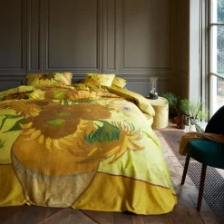 Copripiumino matrimoniale e federe BEDDING HOUSE Van Gogh Girasoli