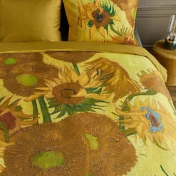 Copripiumino matrimoniale e federe BEDDING HOUSE Van Gogh Girasoli