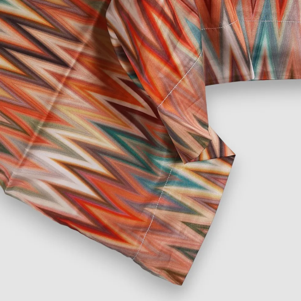 Copripiumino matrimoniale in raso 300 TC puro cotone - CHEVRON
