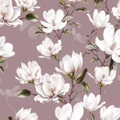 Copripiumino Matrimoniale Magnolia Cipria con Federe Bordo Elegante