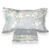 Copripiumino Matrimoniale MIRABELLO in percalle Fresie gialle