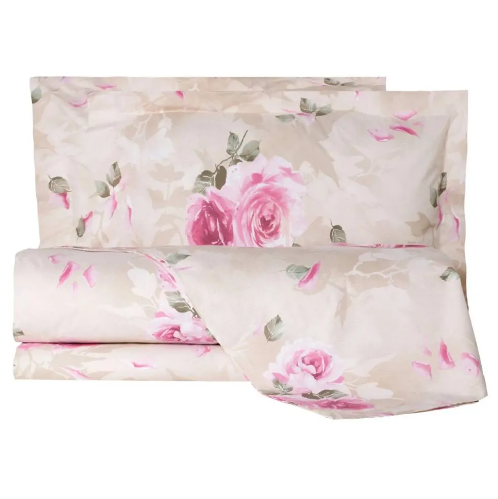 Copripiumino Matrimoniale MIRABELLO Precious Rose fuxia