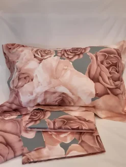 Copripiumino Matrimoniale MIRABELLO Tango ROSA ANTICO