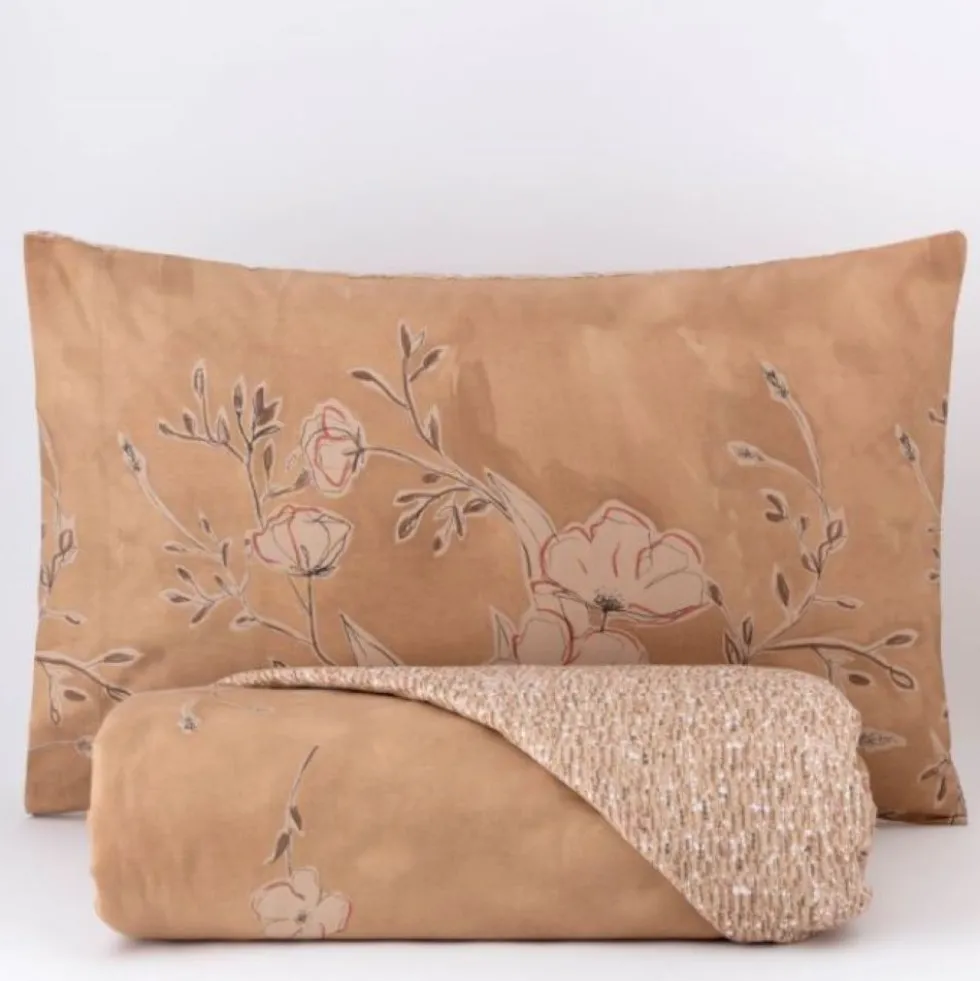 Copripiumino Matrimoniale RIVIERA Tulla BEIGE CARAMELLO