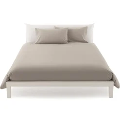 Copripiumino MAXI 270x270 copritrapunta matrimoniale in cotone ISTAR tortora