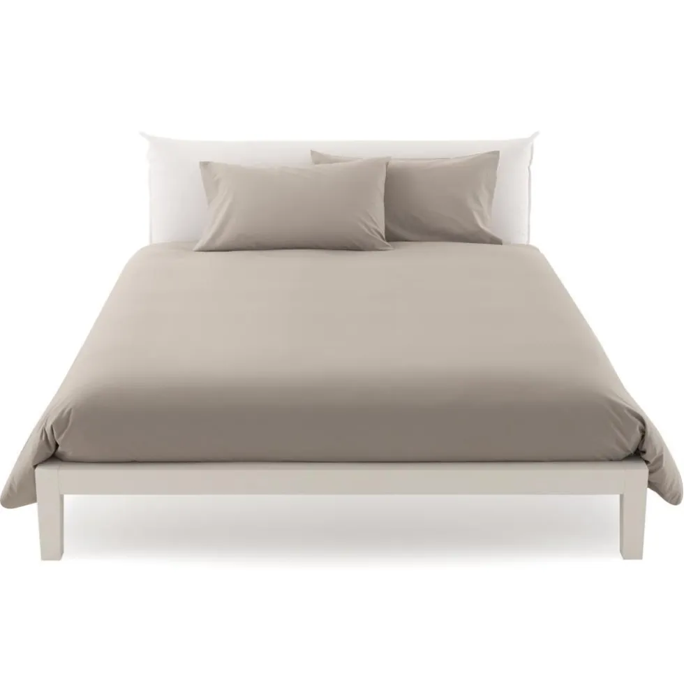 Copripiumino MAXI 270x270 copritrapunta matrimoniale in cotone ISTAR tortora