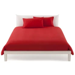 Copripiumino misura maxi 270 x 270 copritrapunta matrimoniale puro cotone ISTAR - rosso