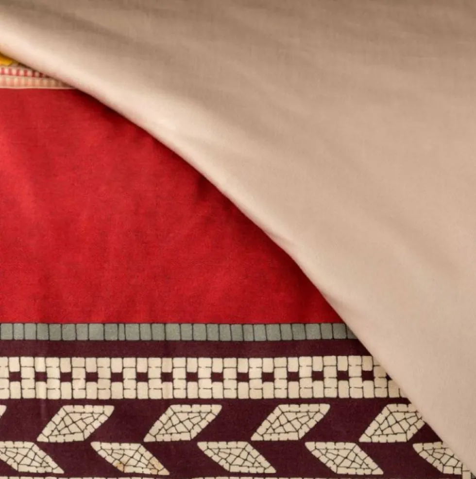 Copripiumino Raso CARILLO HOME Avoé ROSSO