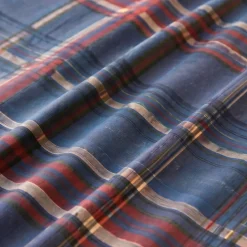 Copripiumone piazza e mezza Bassetti Kilt B2 scozzese turchese