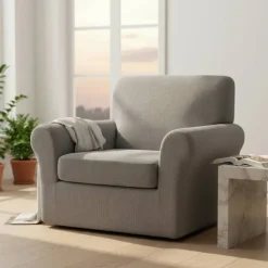 Copripoltrona Estensibile 70-105 cm | Set 2 Pezzi grigio
