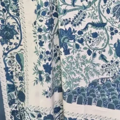 Copritutto Telo arredo BOCCADASSE Blu 250x260 Mezzero disegnato a mano