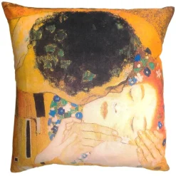 Cuscino arredo decorativo RANDI 40x40 Klimt Il Bacio