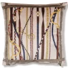 Cuscino arredo in velluto 43x43 cm Borbonese PEGASO beige