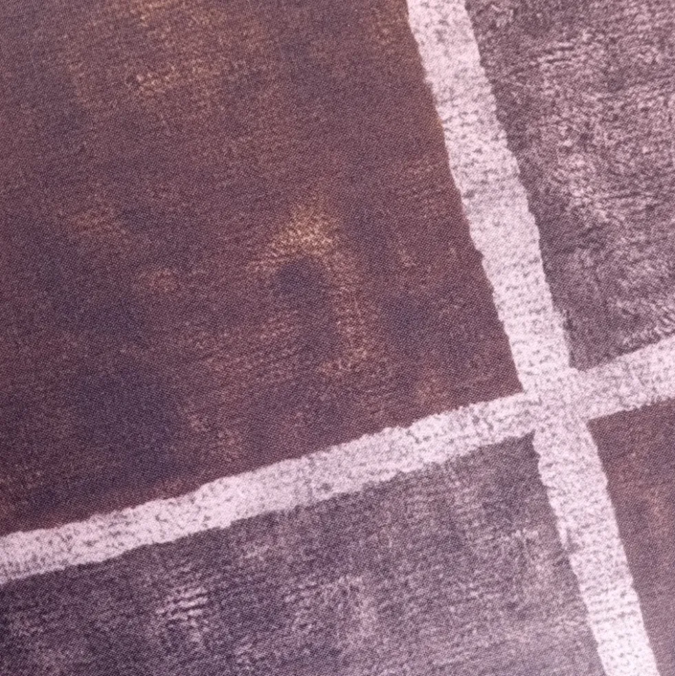 Cuscino Carrara MODULE 40x40 puro cotone a quadri marrone