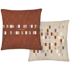 Cuscino decorativo 45x45 Borbonese Mosaico Blush OP in raso