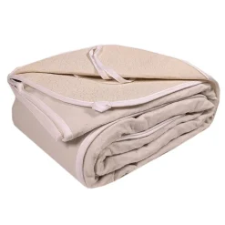 DAUNEX coprirete matrimoniale SLIM in feltro antiscivolo con lacci 160x195