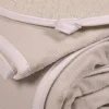 DAUNEX coprirete matrimoniale in feltro antiscivolo con lacci 165x195