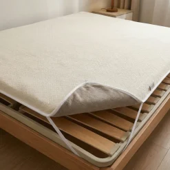 DAUNEX coprirete matrimoniale in feltro antiscivolo con lacci 165x195