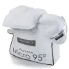 Daunex piumino Anallergico micro 95° Warm piazza e mezza maxi 200x220 bianco