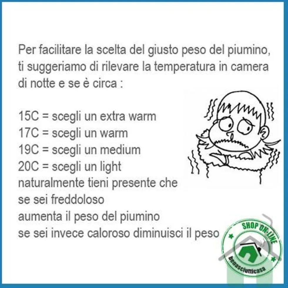 Daunex Piumino d’Oca Sestriere Warm Lettino 100x135