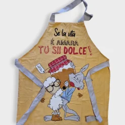 Eic-Pi Happy People Grembiule in cotone con pettorina DOLCE