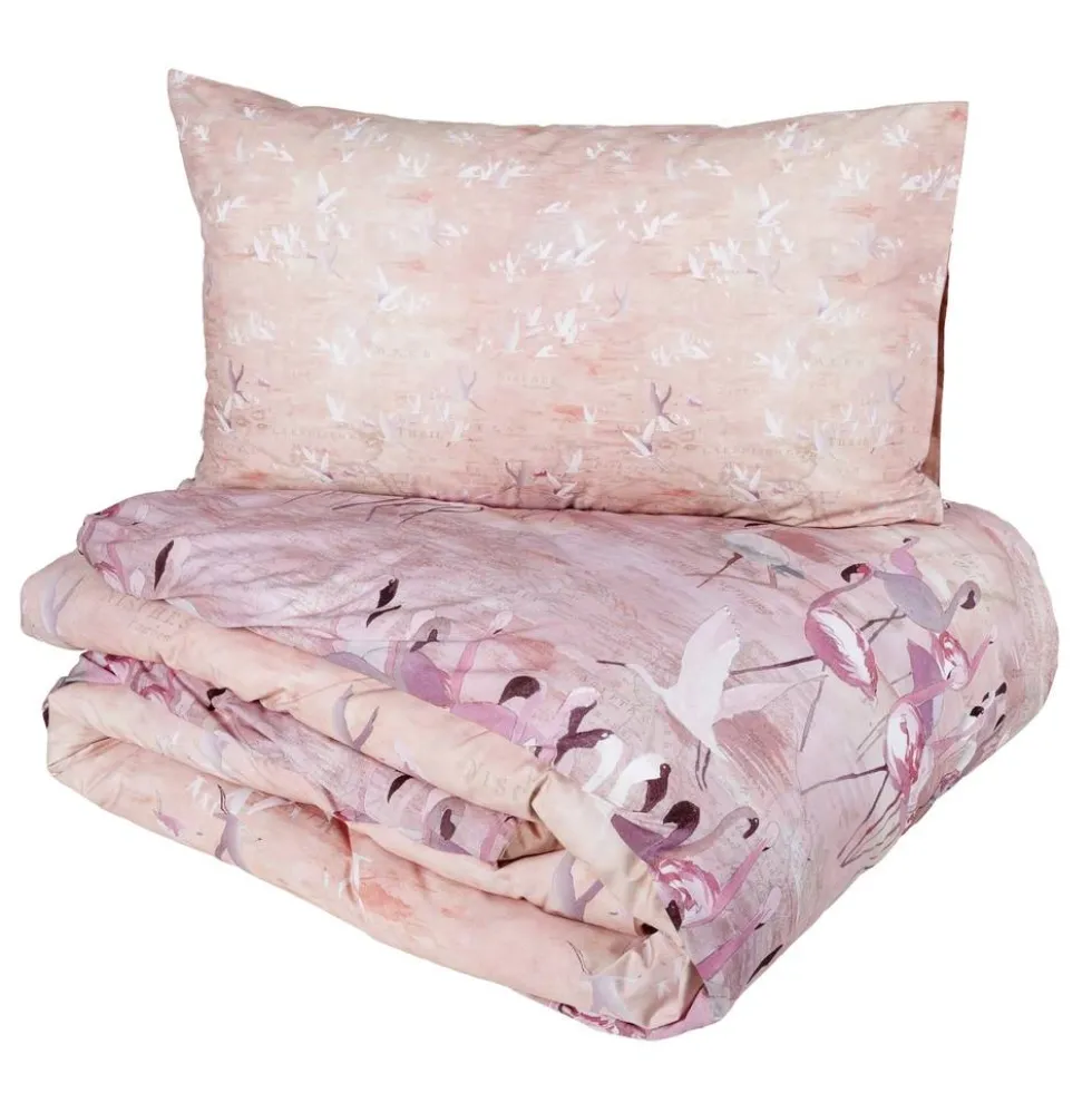 FAZZINI | Copripiumino Matrimoniale Percalle PINK AFRICA