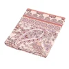 FAZZINI | Telo arredo 100% raso di cotone Samarcanda Rosa 180x290