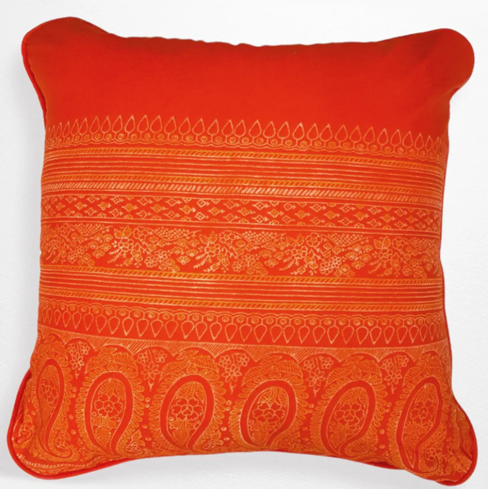 Federa da cuscino BASSETTI Granfoulard Brunelleschi O2 arancio