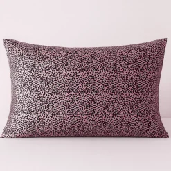 Federa sfusa in pura seta di gelso + maschera notte Pink Leopard
