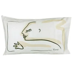 Federa sfusa per cuscino 50x80 cm in raso Trussardi YOUR HER bianco