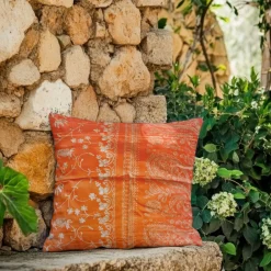 Fodera cuscino in raso 40x40 Bassetti Granfoulard Brenta arancio