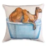 Fodera per cuscino arredo da divano 45x45 Camel Circus