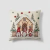 Fodera per cuscino Natalizio in Gobelin 45x45 Gnomi per un look festivo
