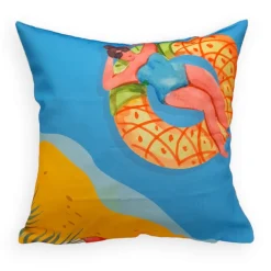 Fodera per cuscino 45x45 cm Summer - Estate multicolore