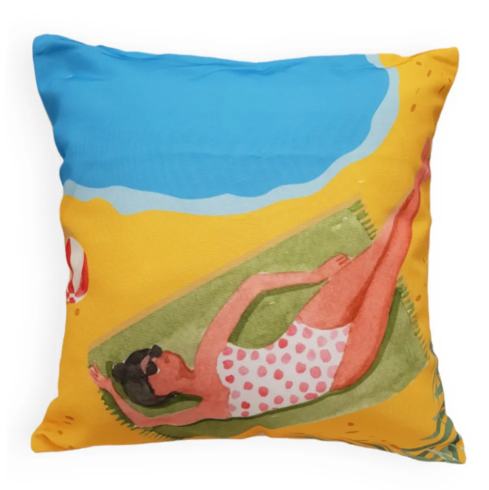 Fodera per cuscino 45x45 cm Summer - Estate multicolore