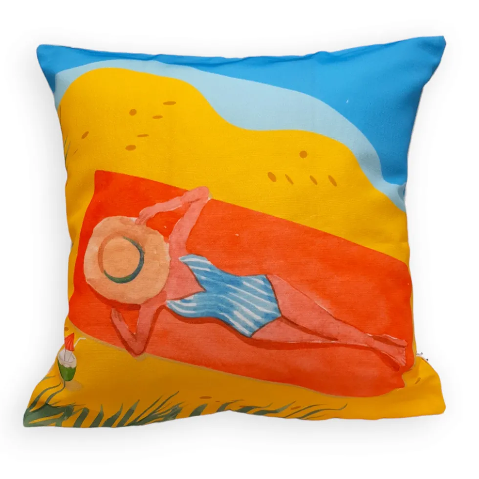Fodera per cuscino 45x45 cm Summer - Estate multicolore