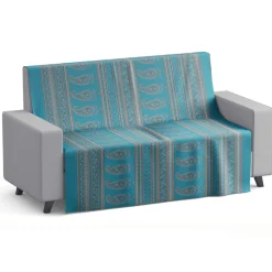 Foulard Copritutto Copridivano Telo Arredo - CALCUTTA blu