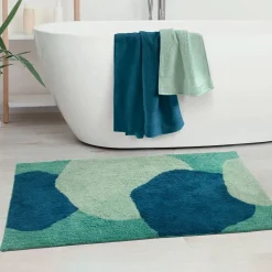 Gabel Bolle Tappeto Bagno in cotone 70x140 cm verde | Maxi Formato