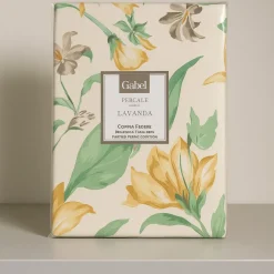 Gabel 1957 Copripiumino matrimoniale floreale cotone – completo federe 3 volant