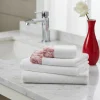 Gabel set asciugamani 1+1 Venezia rosa in spugna di cotone