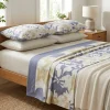 GABEL | Set lenzuola matrimoniali in cotone Carlotta blu