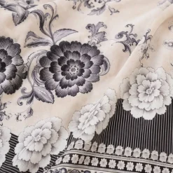 Granfoulard Bassetti Paraggi 20 Nero 180x270 Telo Arredo Elegante