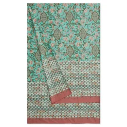 Granfoulard Bassetti Tigullio V1 180x270 Telo Arredo Verde Acqua