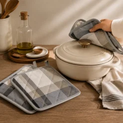 Idea Regalo Cucina: Coppia Presine Bossi Casa 1431 antracite