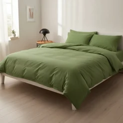 ISTAR Copripiumino matrimoniale MAXI Copritrapunta 270x270 verde