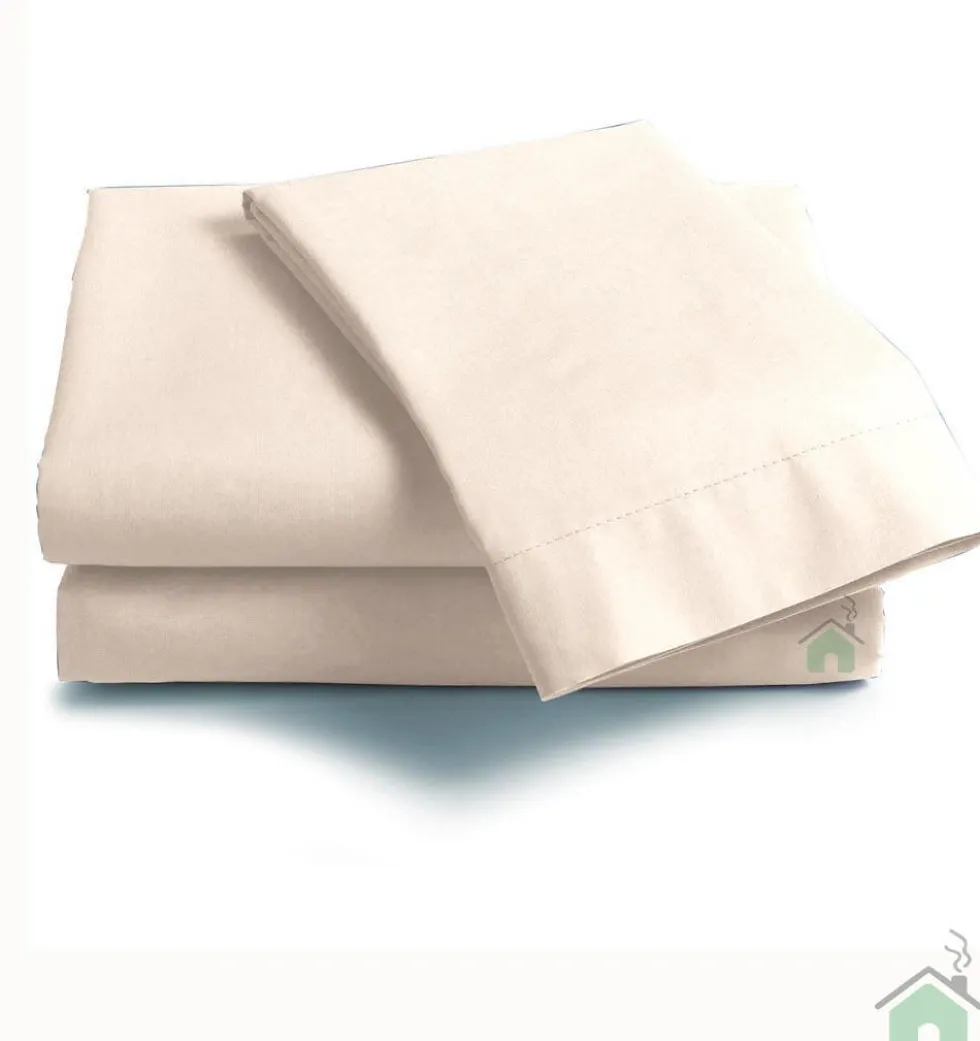 ISTAR Lenzuola con angoli Matrimoniale SLIM 160x200x30 beige