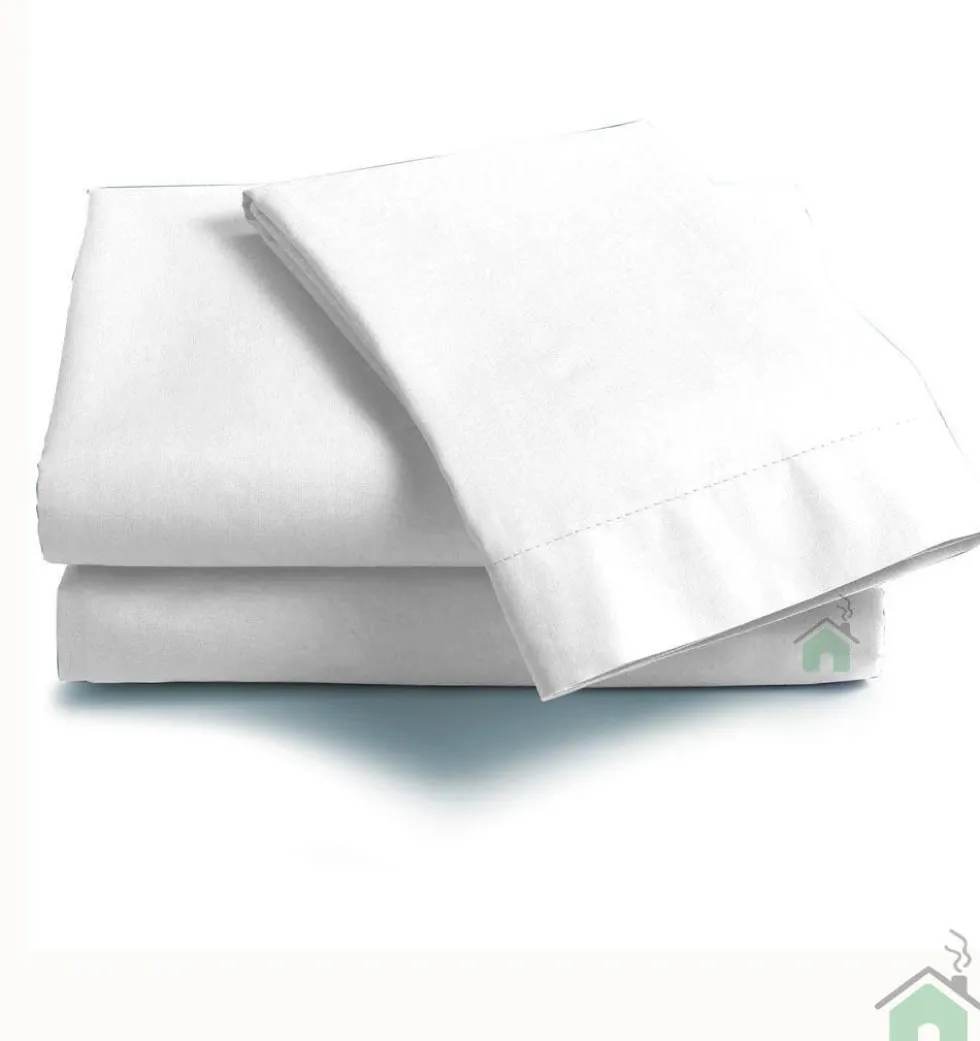 ISTAR Lenzuola con angoli Matrimoniale SLIM 160x200x30 bianco