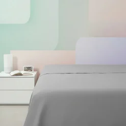 ISTAR Lenzuola piane di sopra matrimoniale MAXI 300x310 grigio