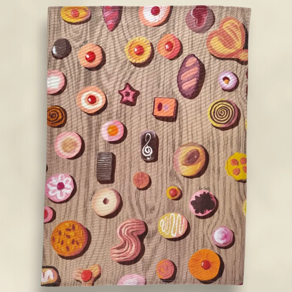 Ken Scott Canovaccio Pasticcini THE 50x70 puro cotone 100%